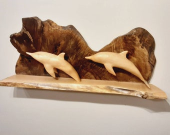 Dolphins Delight - Porpoise - Wood Carving