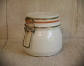 Vintage Milk Glass jar