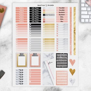 Girly Planner Printables Pink Weekly Printables Lady Boss - Etsy