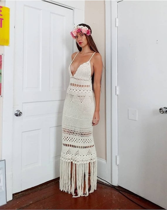 boho fringe dress