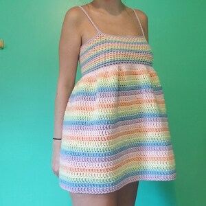 Rainbow Sun Babydoll Dress main image 0