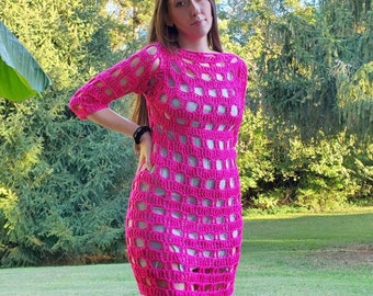 Hot Pink Festival Dress