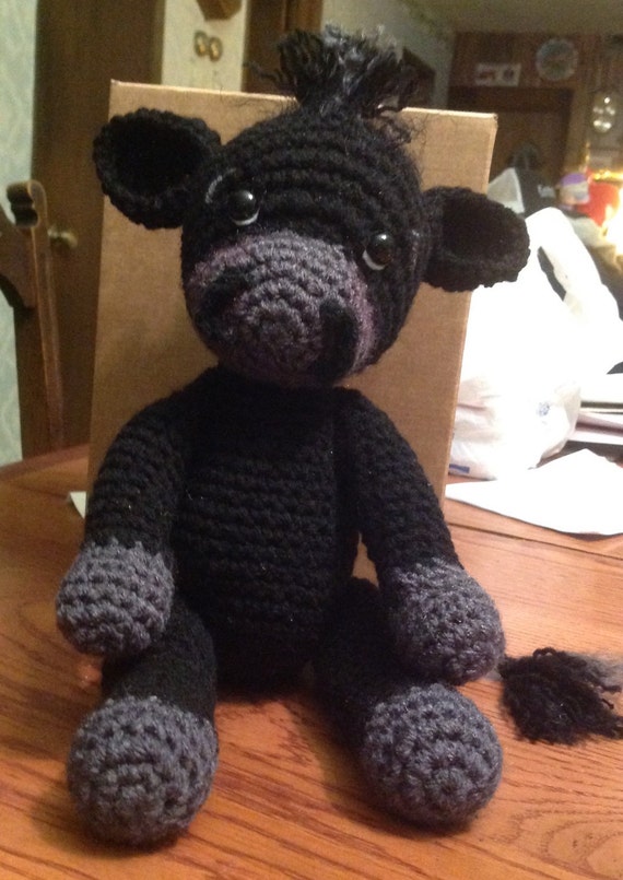 black angus cow stuffed animal