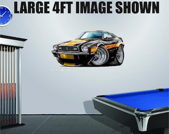 1978 Ford Mustang Cobra II Vinyl Wall Decal: Officially Licensed Art