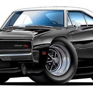 Fatcat Wall Graphics Dodge 69 Charger R/T 440 Wall Decal - Etsy