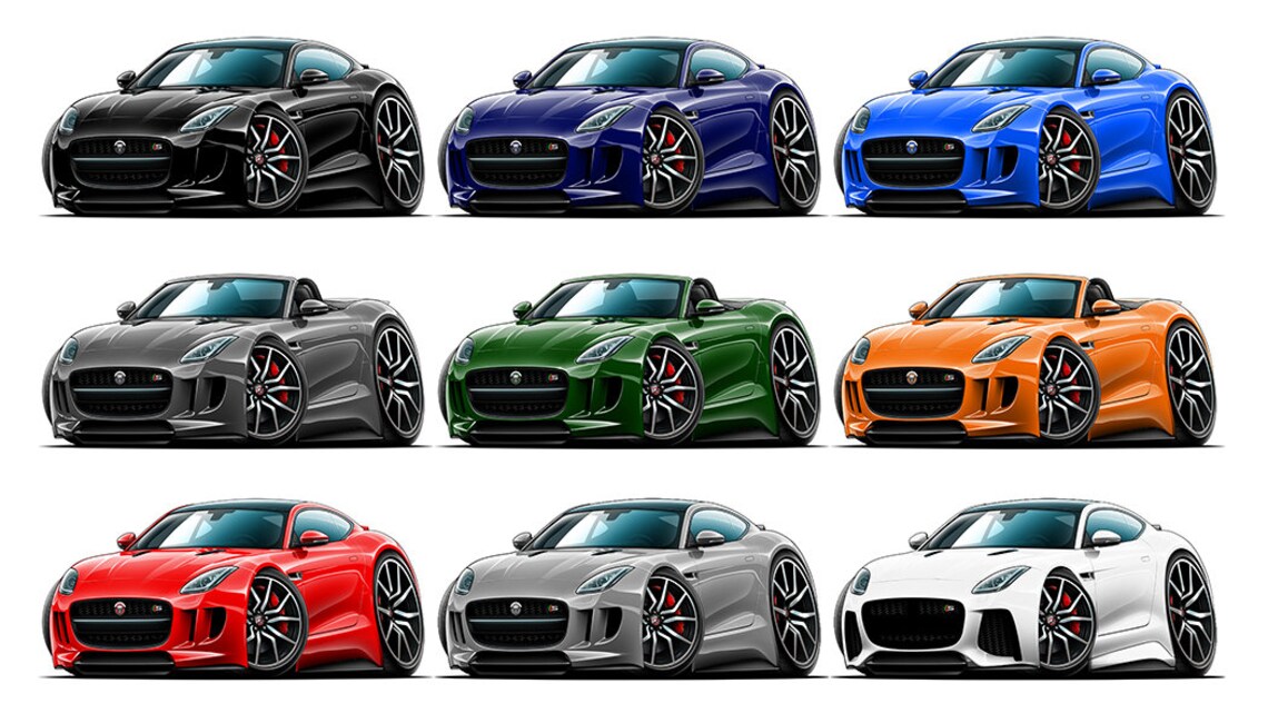 Fatcat Wall Graphics Jag S Type Wall Decal Graphic Poster Etsy