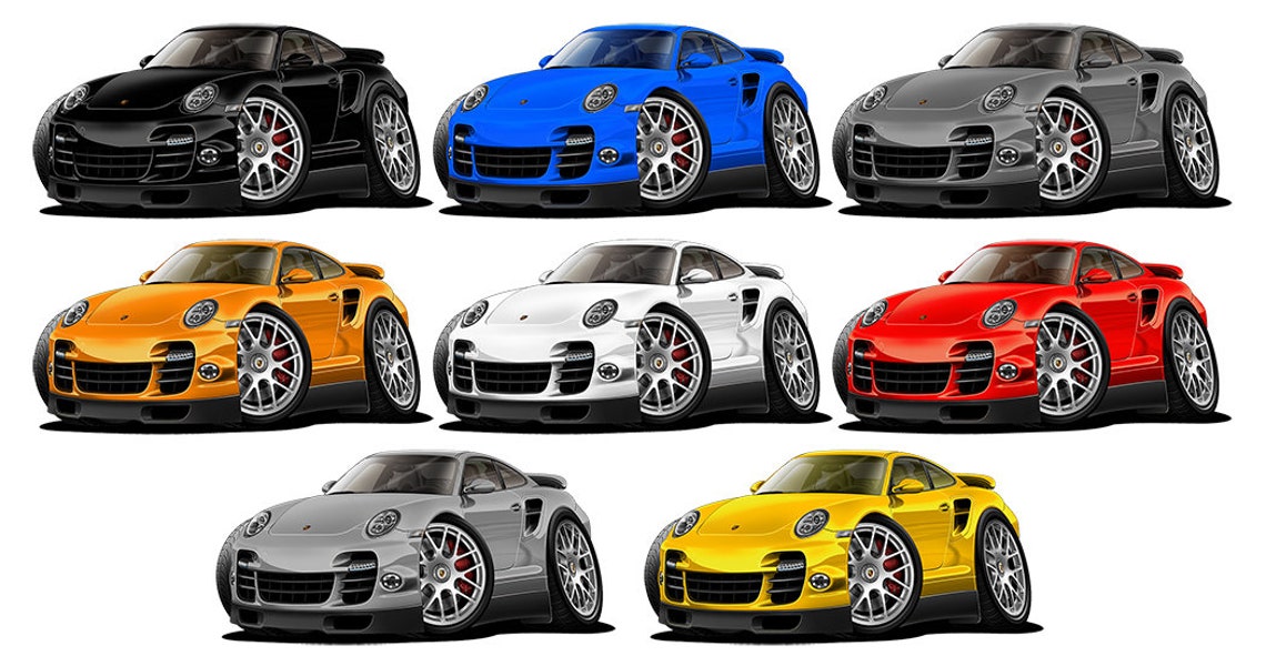 Fatcat Wall Graphics 911 Turbo Wall Decal Graphic Poster Cling Etsy