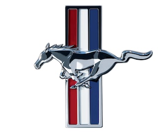 Ford Mustang Tri Bar Logo Emblem Vinyl Decal Wall Graphic - Etsy