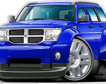Calcomanía de vinilo para Dodge Nitro 4x4 SUV: decoración de garaje, regalo para el hogar.