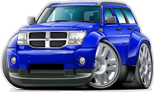 Dodge NITRO 4x4 SUV Vinyl Sticker Car Christmas Gift Boys Bedroom