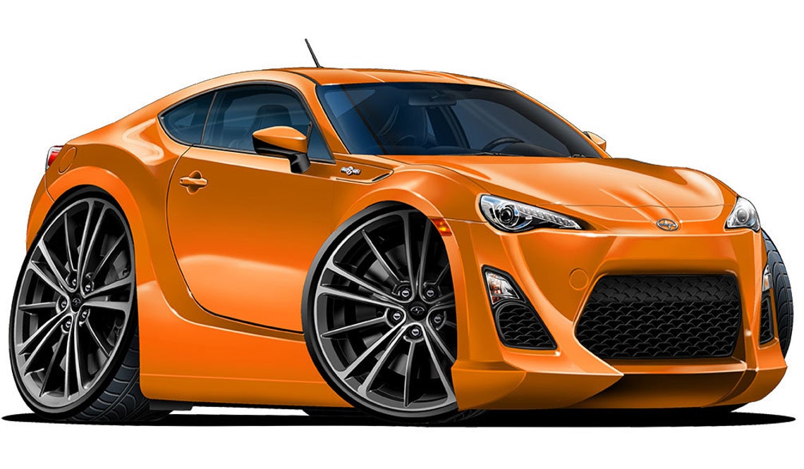 Fatcat Wall Graphics Scion FRS Wall Decal Graphic Poster Cling Etsy
