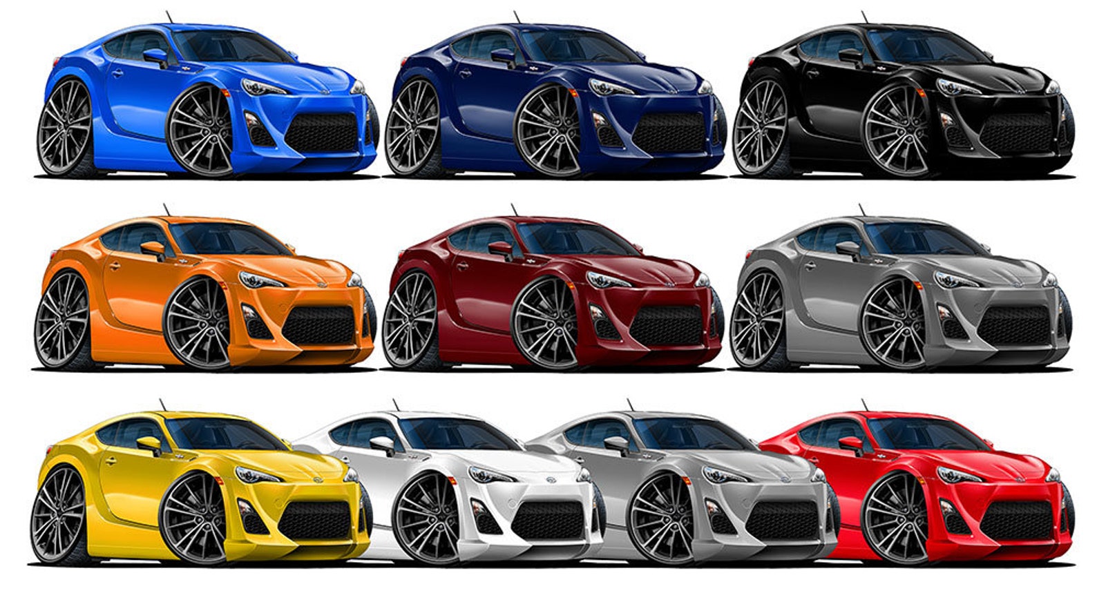 Fatcat Wall Graphics Scion FRS Wall Decal Graphic Poster Cling Etsy