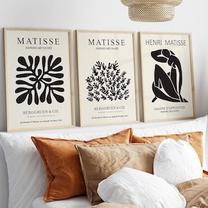 Matisse Exhibition Poster Set of 3: Gallery Wall Art (Digital Download)