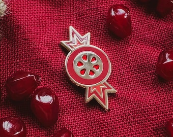 Pomegranate Persephone Hard Enamel Pins – Greek Mythology, Hellenic,  Goddess