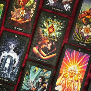 Greek Myth Tarot Deck - Asphodelon Tarot 2e editie - Persephone Indie Tarot with Minor Arcana Guidebook - 78 kaarten