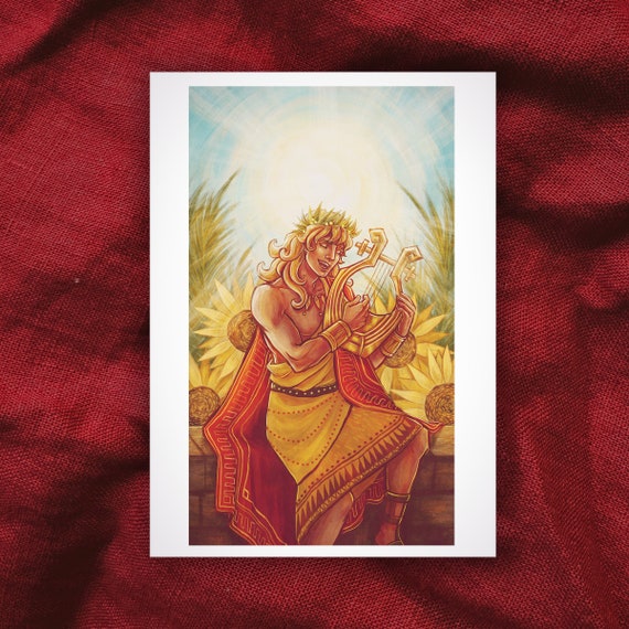 Apollo 5x7 9x13 Art Print - the Sun - Etsy