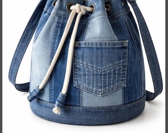 Patchwork Bucket Bag