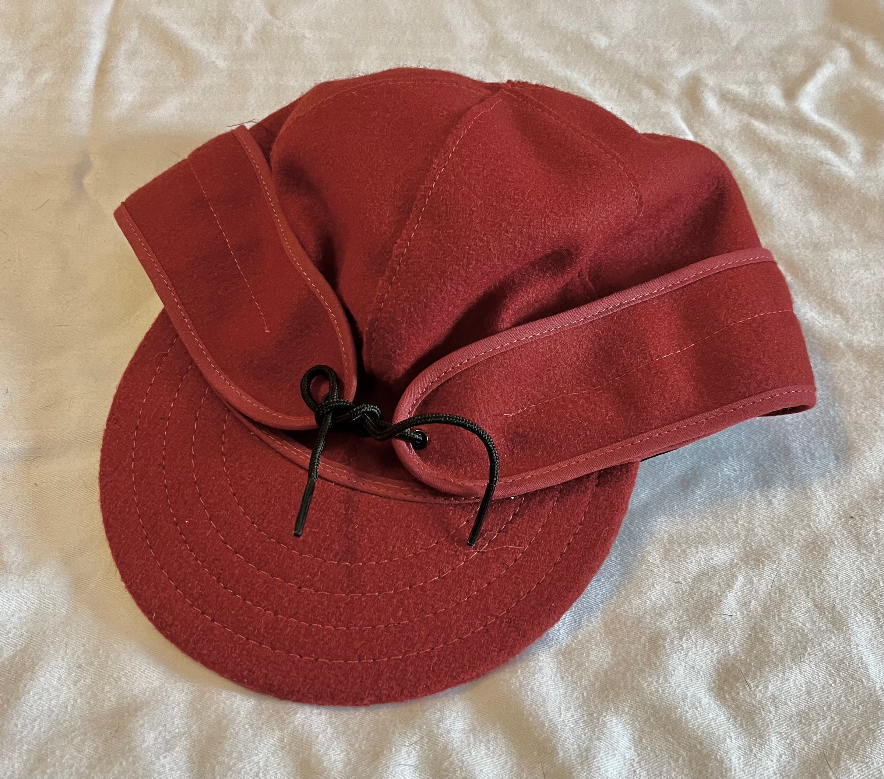 Vintage Stormy Kromer 1903 Women's Winter Red Flap Railroad