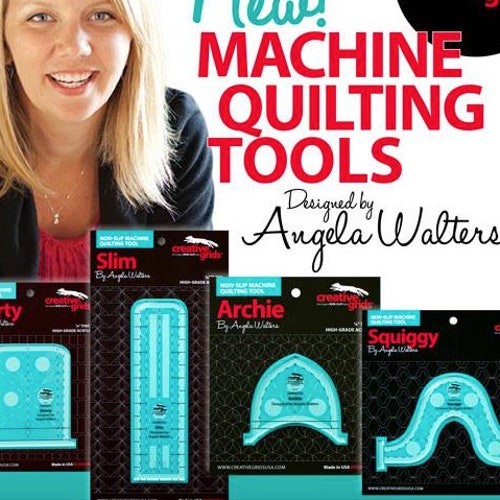 Angela Walters Creative Grids Machine Quilting Rulers Non Etsy