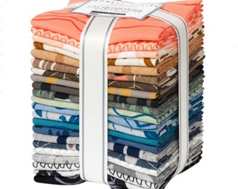 Fat Quarter Bundles: Quarry Trail by Anna Graham - Complete Collection from Robert Kaufman Fabric FQ Bundle 22 different prints 5.5 yards