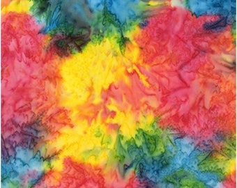 Batik CELEBRATION by Lunn Studios from Artisan Batiks: Celebration Robert Kaufman Rainbow Colors