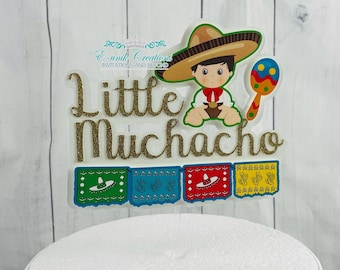 Charrito Cake Topper, Little Muchacho Party, Baby Charrito Topper. BC120519