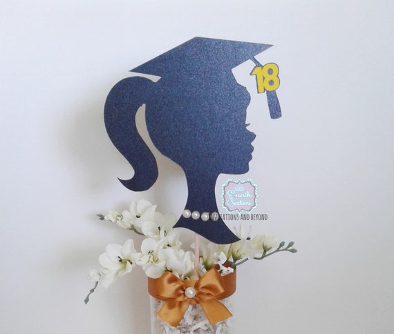 Girly Graduation Party Table Centerpieces Diy Graduation Etsy