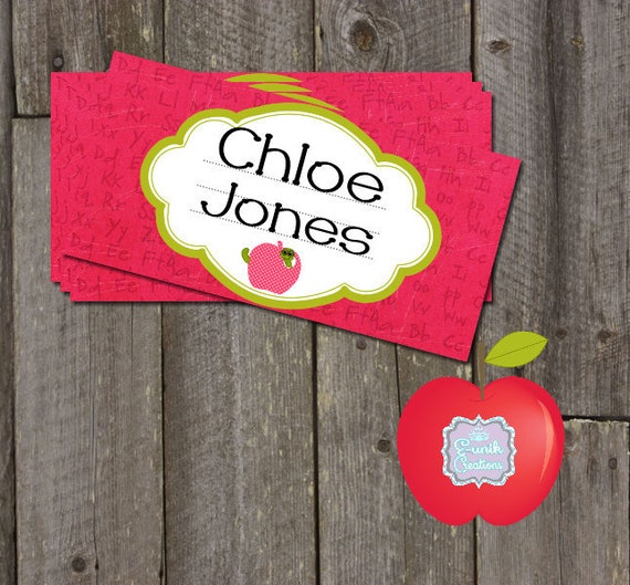 Back to School Stickers Personalized Name Back to School Etsy