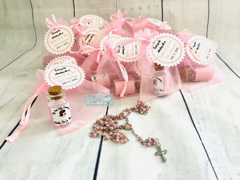 My First Communion Favors Rosary Communion Favors Girl Etsy