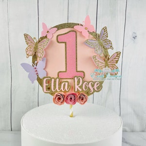 Butterfly Cake Topper, Garden Cake Topper, Floral Toppers, 3D Butterfly Topper, Butterfly Centerpiece