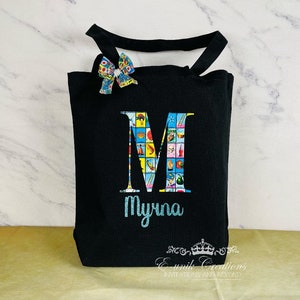Loteria Tote Bag, Loteria Name Bag, Name Canvas Bag