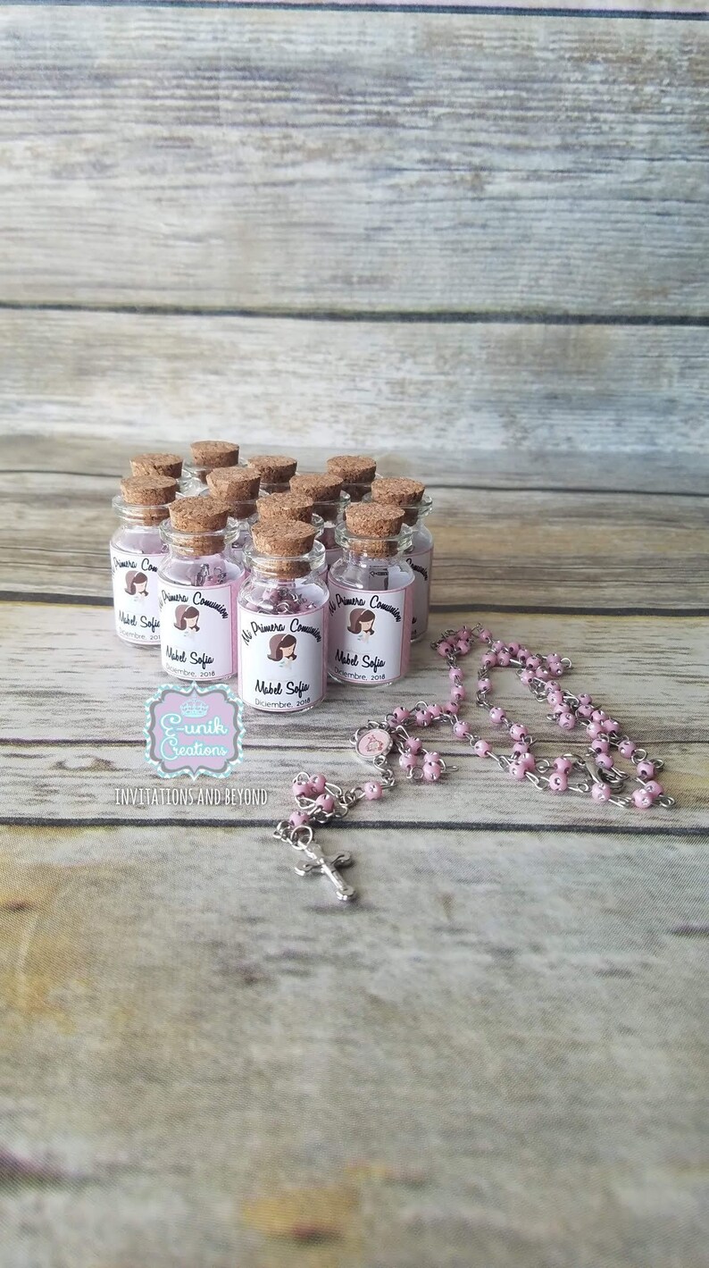 My First Communion Favors Rosary Communion Favors Girl Etsy