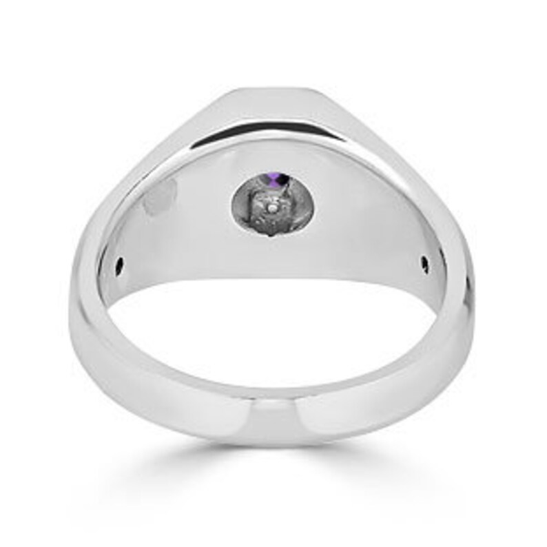 Mens Solitaire Alexandrite Ring In White Gold Mens Alexandrite Jewelry Men Ring Mens Gemstone Rings Alexandrite Men/'s Ring Rings For Men