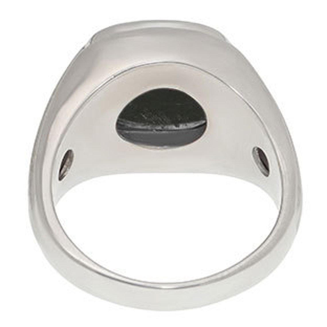 Diamond Black Onyx Men's Large Ring in White Rose Yellow Etsy