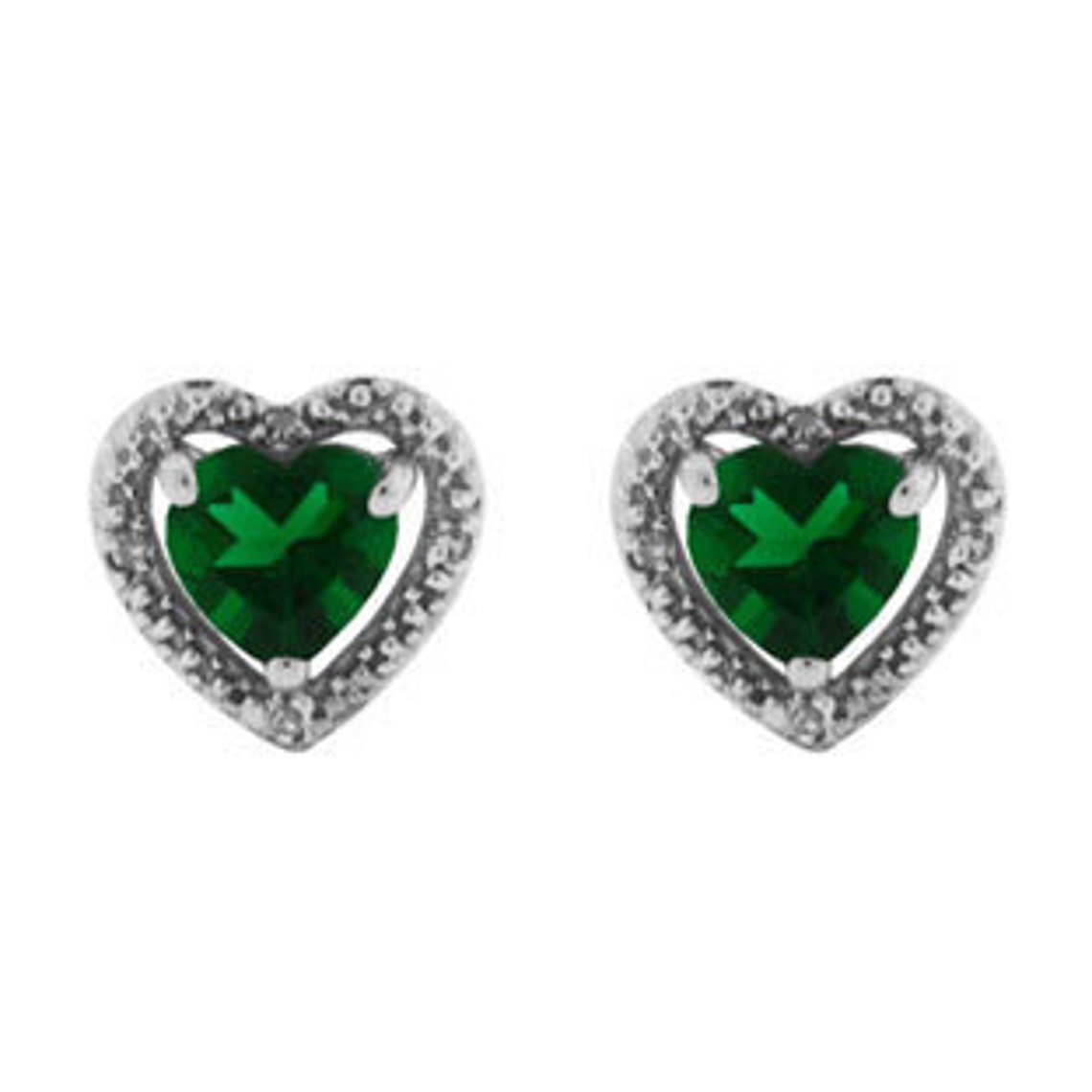 Diamond heart shaped emerald birthstone rose yellow white gold  etsy Diamond heart shaped emerald birthstone rose yellow white gold  etsy