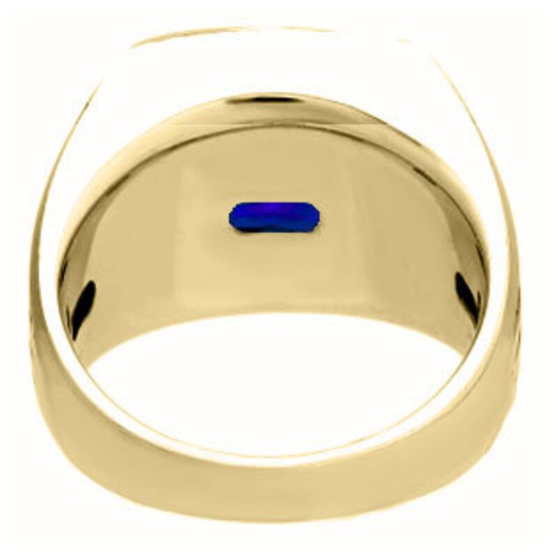 Mens Gemstone Rings Rings For Men Mens Gemstone Jewelry Mens Gold Birthstone Ring Large Men/'s Cushion Cut Sapphire Diamond Ring Gold Silver