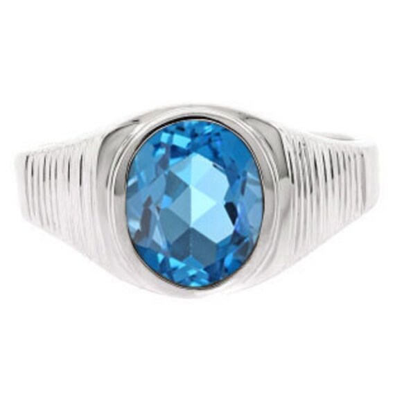 Mens topaz deals jewelry