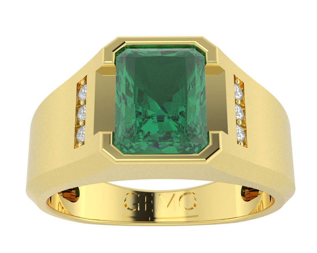 Personalized Jewelry for Men Ring Men's Gemstone Ring Etsy