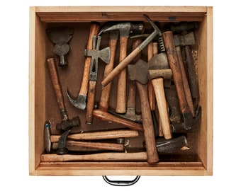 Tool Photography Print, Man Cave Decor, Toolbox Still Life