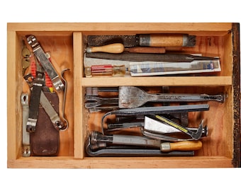 Tool Drawer Photography Print, Man Cave Decor