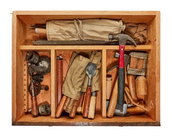 Toolbox Fine Art Photography Print, Man Cave Decor