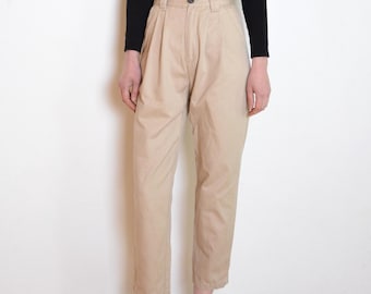 50s civilian chino pants（talon zipper） Vintage 50s Mens US Army Khaki Chino Trousers Pants Talon
