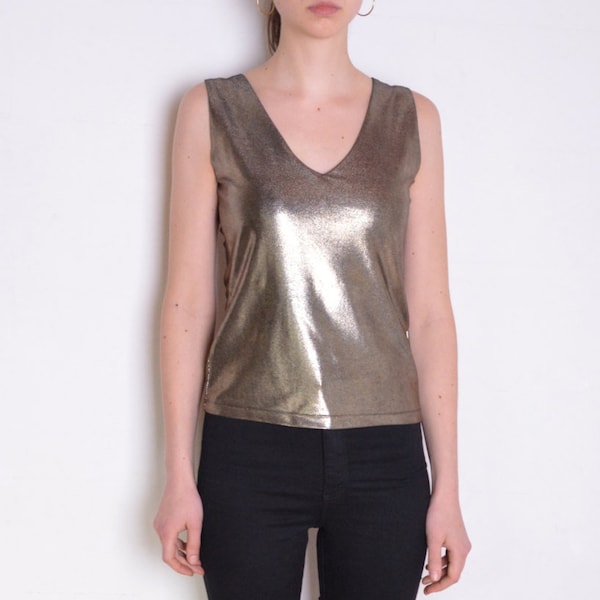 Metallic Top - Etsy