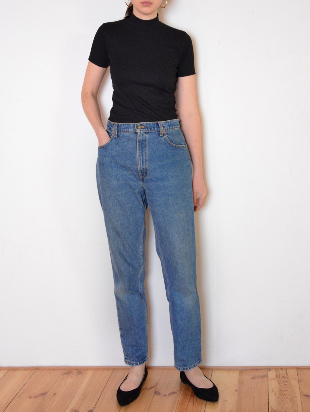 90's Levis 551 Denim Pants High Waisted Relaxed Fit Mom - Etsy