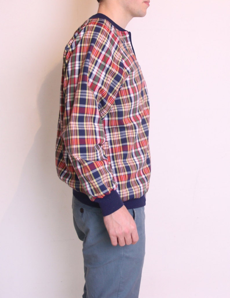 reversible plaid jacket