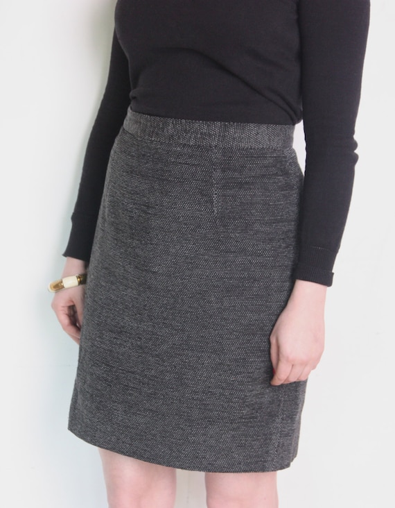 High waisted gray pencil skirt 2025