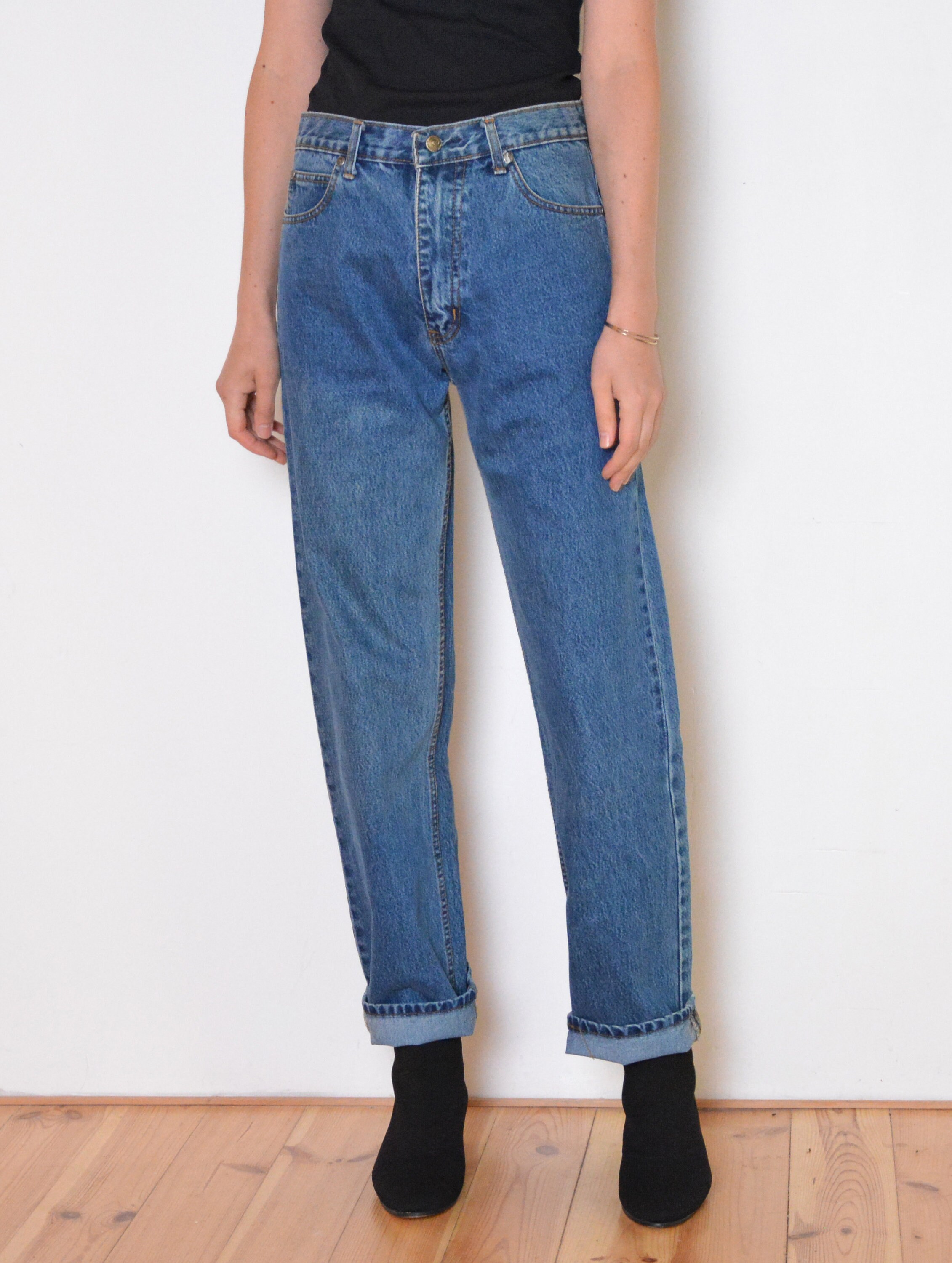 90年代のヴェルサーチデニムパンツ、デッドストックのデザイナー
