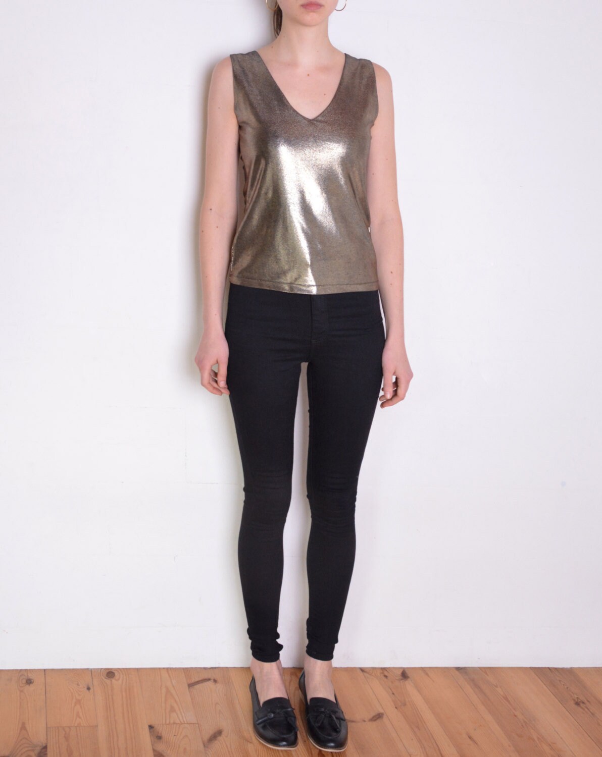 Blusas plateadas y doradas new arrivals