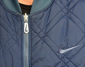 90’s〜 NIKE リバーシブルジャケット NIKE - 古着 90年代 ナイキ NIKE リバーシブル 中綿ジャケット