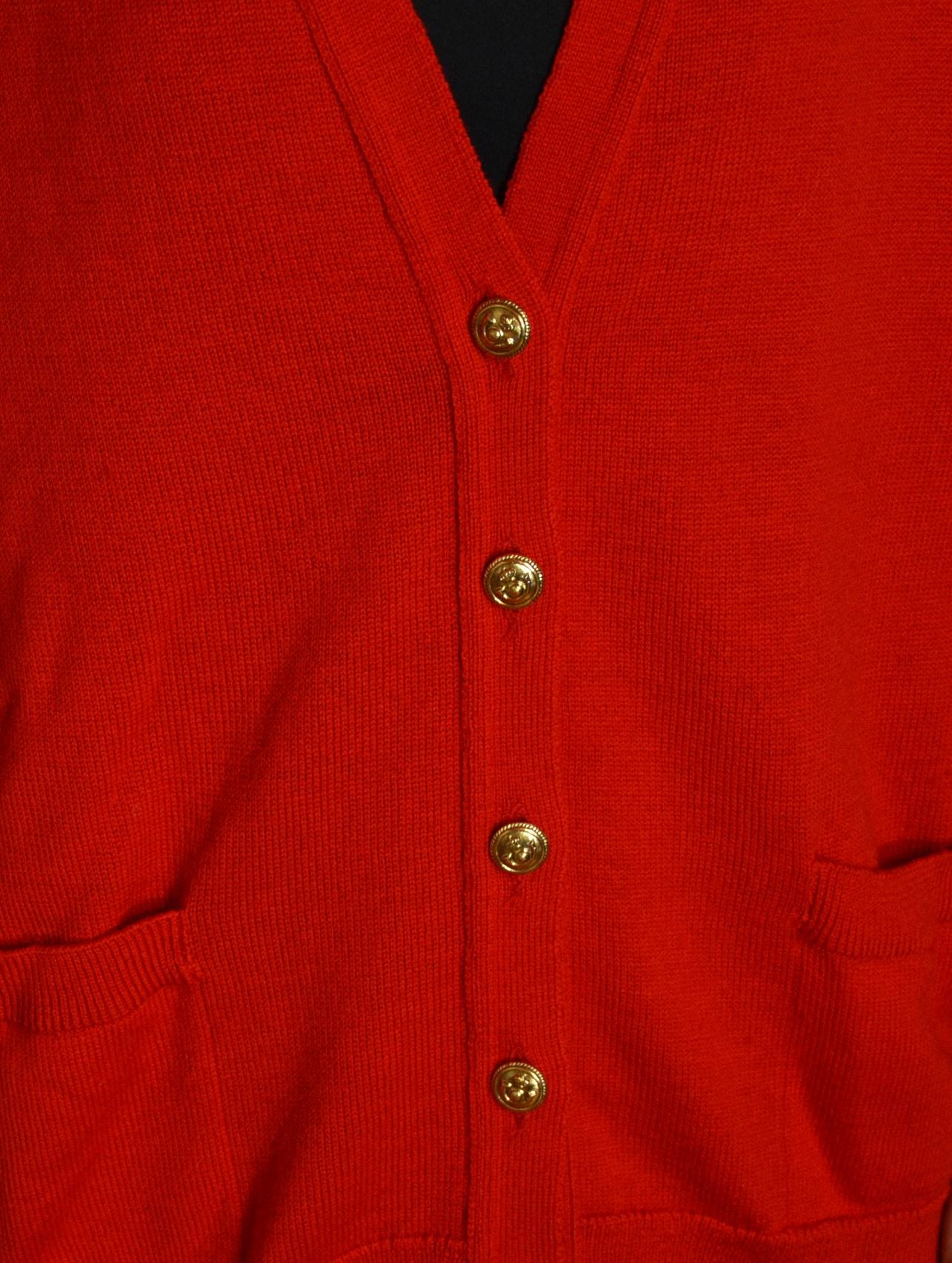 \"90s pringles\" knit cardigan M navy 英国製 Pringle Of Scotland V Neck Cardigan - Navy - UTJ035-2200